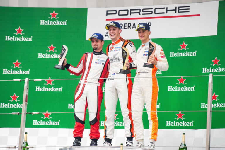 Porsche Carrera Cup Asia roars off the line alongside the historic 1000th Formula 1 Grand Prix