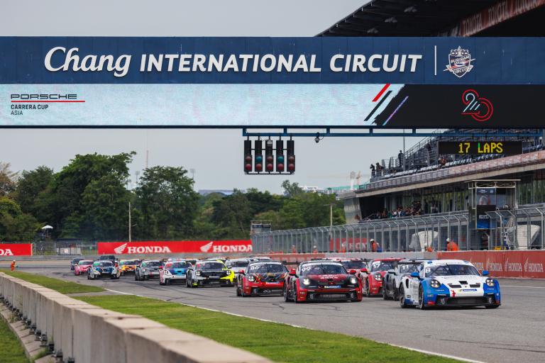 Full throttle in Thailand as the Porsche Carrera Cup Asia returns to Chang International Circuit